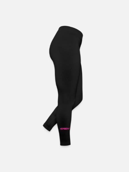 Numéro 4 - quatre - quatrième - quatrième - 4 - numéro 4 - Legging en jersey Femme - noir - Droite
