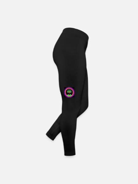 Pendentif Arbre de Vie - Legging en jersey Femme - noir - Droite
