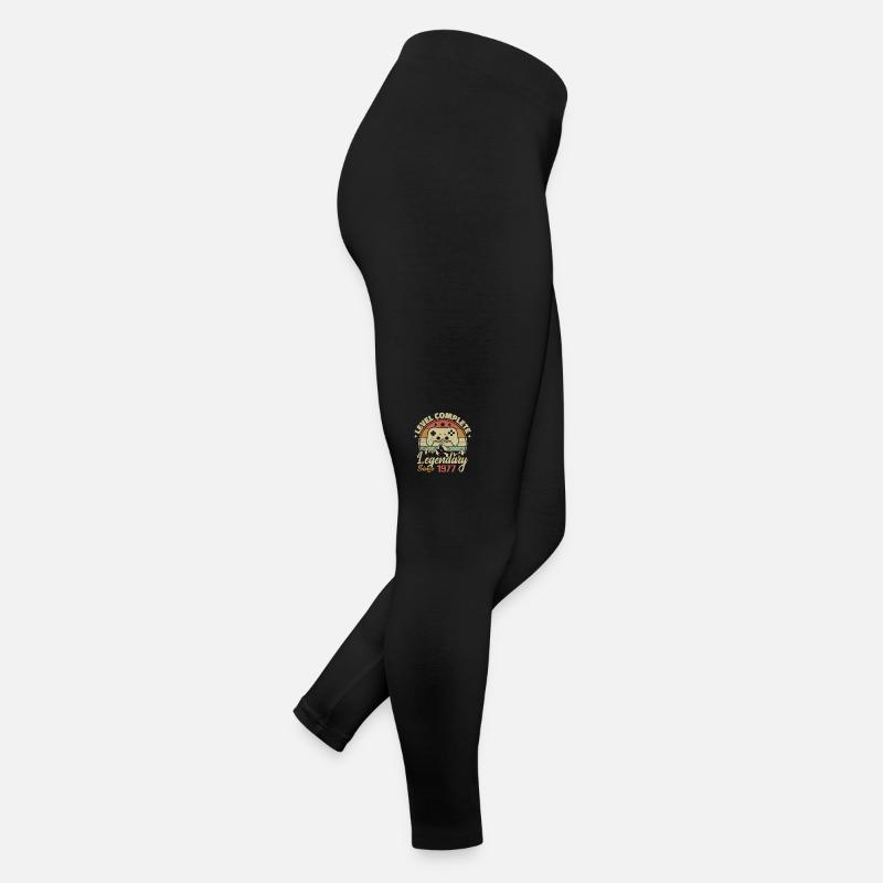 1977 Komplettes Level-Geburtstagsgeschenk - 1977 Frauen Jersey Leggings