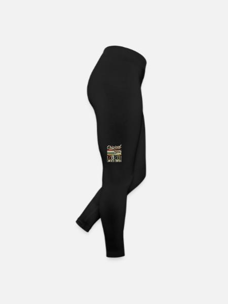 Vintage 2020 Retro Birthday Gift 2020 - Women’s Jersey Leggings - black - Right