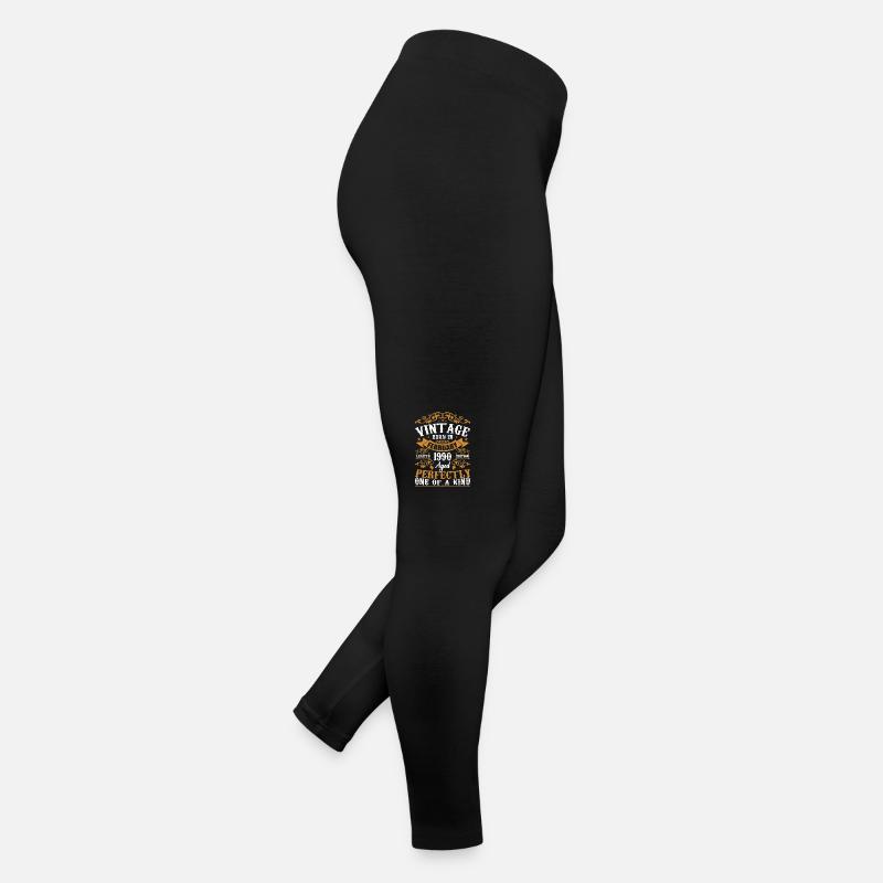 Februar 1990 Vintage Geschenk zum 34. Geburtstag Frauen Jersey Leggings