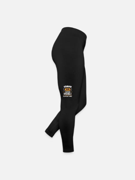 Cadeau 9e Anniversaire Nées En Février 2015 - Legging en jersey Femme - noir - Droite