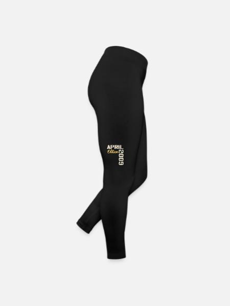 Anniversaire 15 Ans Avril 2009 Cadeau Anniversaire - Legging en jersey Femme - noir - Droite