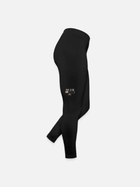 Père, papa, fête des pères, famille papa - Legging en jersey Femme - noir - Droite