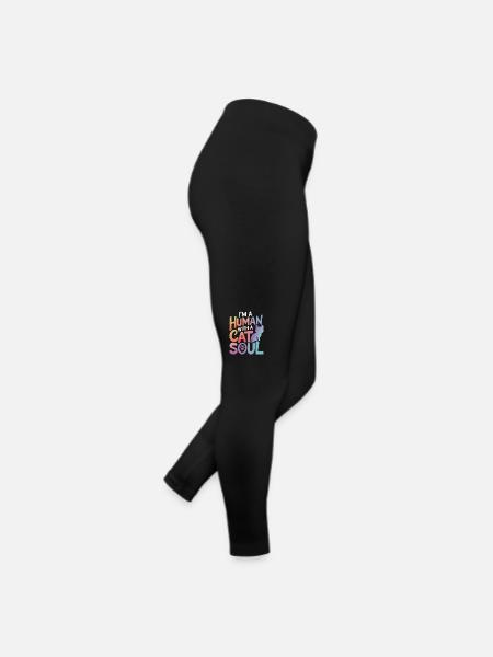 Cat Cats Lover Cat Owner Kitten - Women’s Jersey Leggings - black - Right