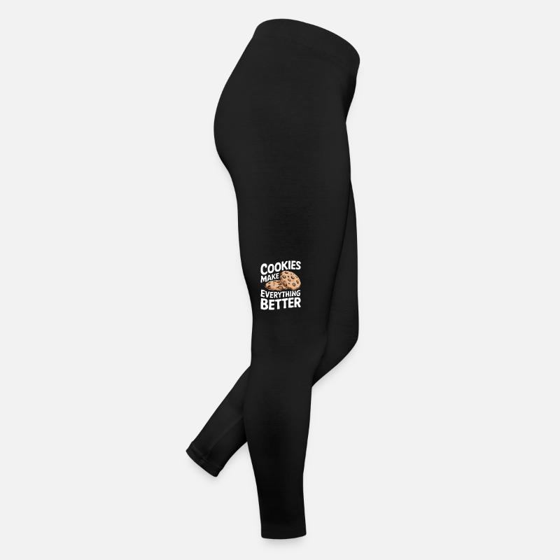 Cookies Biscuits Biscuits Biscuits Chocolat Legging en jersey Femme