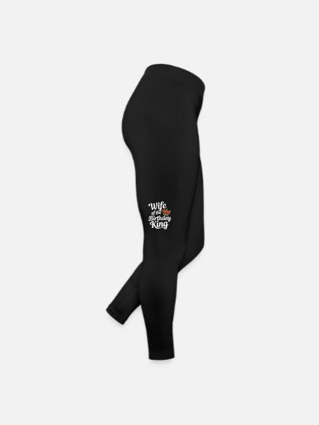 Frau Ehefrau Partnerin Familie Verheiratet - Frauen Jersey Leggings - Schwarz - Rechts