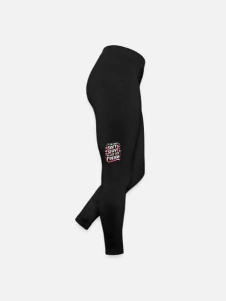 Joueurs de volley-ball Joueurs de beach-volley - Legging en jersey Femme - noir - Droite