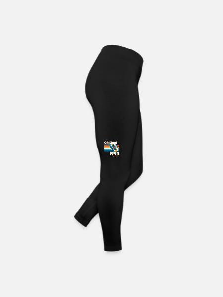 30ème anniversaire cadeau mari cassette avril 1995 - Legging en jersey Femme - noir - Droite