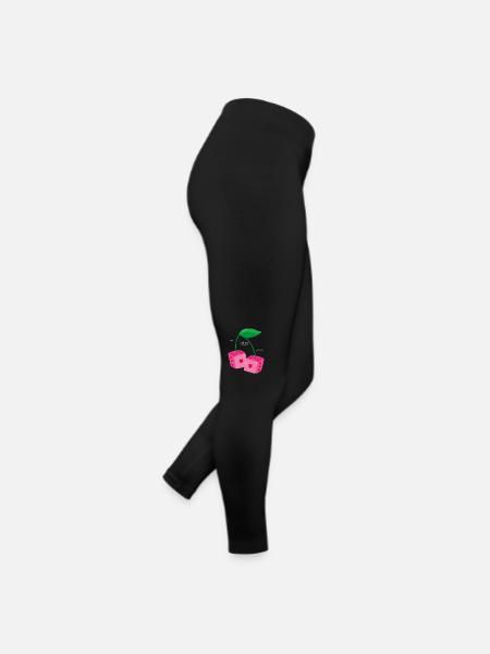 I like you. - Frauen Jersey Leggings - Schwarz - Rechts