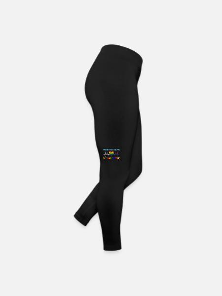 Valentine's Day Lgbt February 14 Gay Lesbian ECG - Women’s Jersey Leggings - black - Right