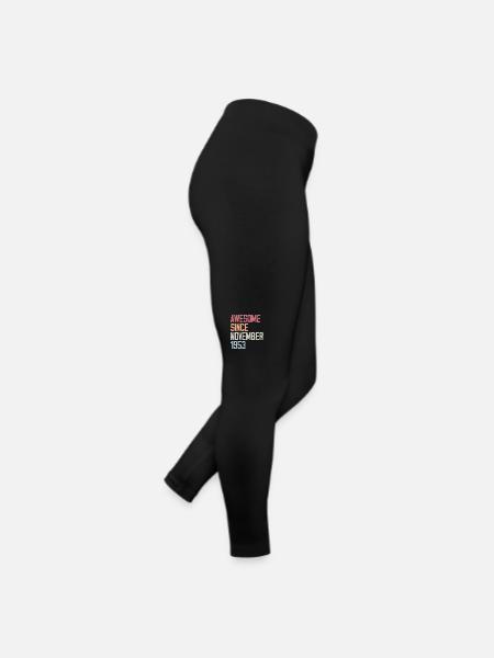 Cadeau D'anniversaire En Novembre 1953 - Legging en jersey Femme - noir - Droite