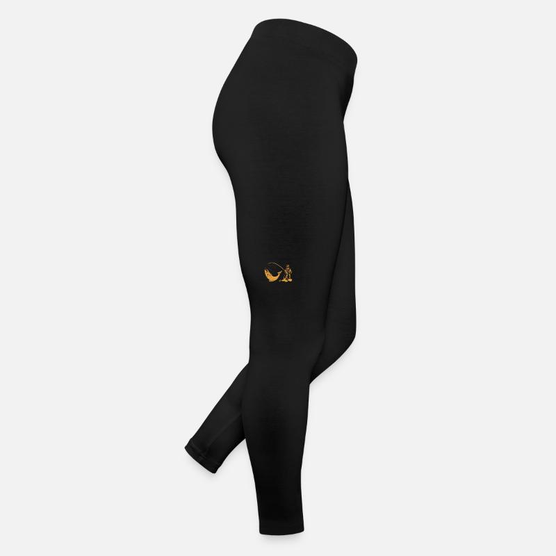 Pêcheur pêche corde de pêche Truite Legging en jersey Femme