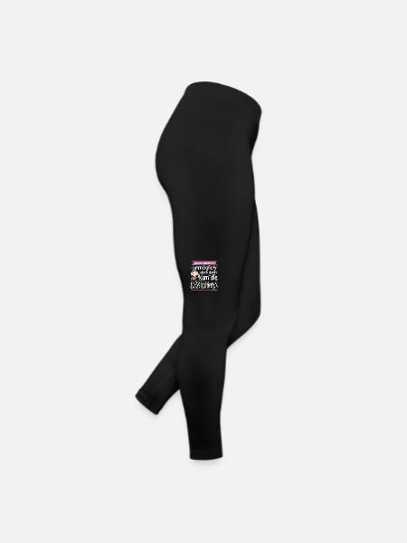 Erzieherin Alle haben gesagt es ist unmöglich - Frauen Jersey Leggings - Schwarz - Rechts