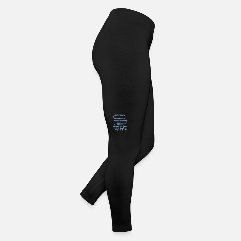 lustige Sozialarbeiter Sprüche Frauen Jersey Leggings