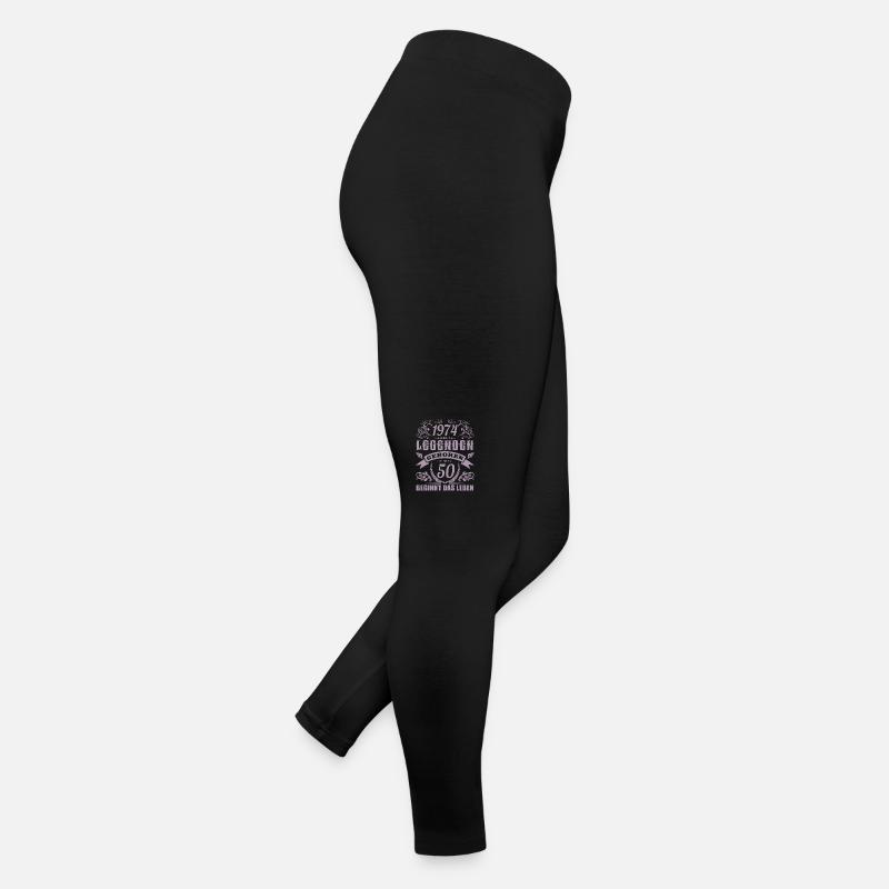 Jahrgang 1974 Geburtstag Legende Frauen Jersey Leggings