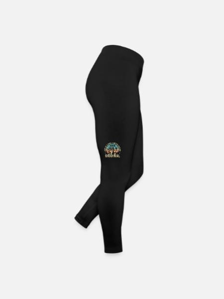July 1986 Birthday July 1986 Birthday Gift - Women’s Jersey Leggings - black - Right
