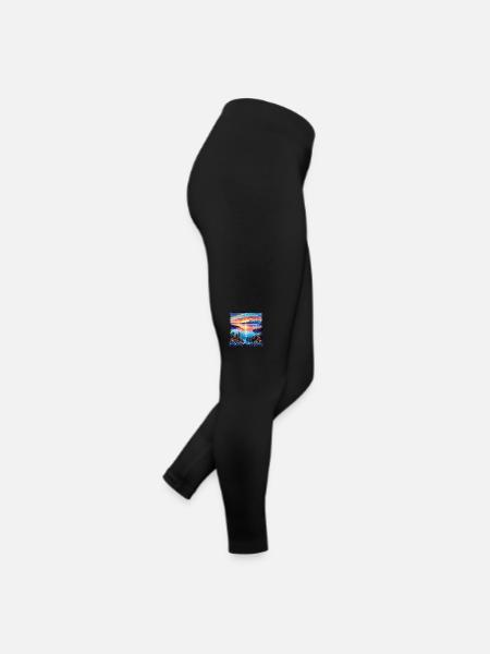 Lake Tahoe Lake Nevada California Hiking - Women’s Jersey Leggings - black - Right