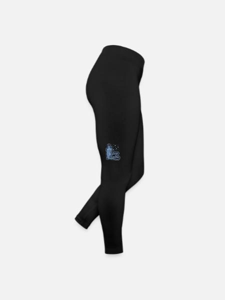 Whiskey Uisge Beatha – Water of Life - Women’s Jersey Leggings - black - Right