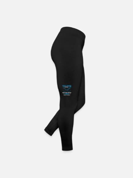 Tischler Zitat Unmögliches Grunge Design - Frauen Jersey Leggings - Schwarz - Rechts