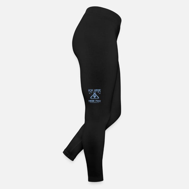 Vogelbeobachtung Ich liebe meine Frau Frauen Jersey Leggings