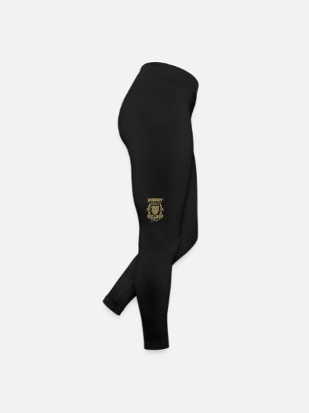 Bulldog Perfection Dog Love - Women’s Jersey Leggings - black - Right