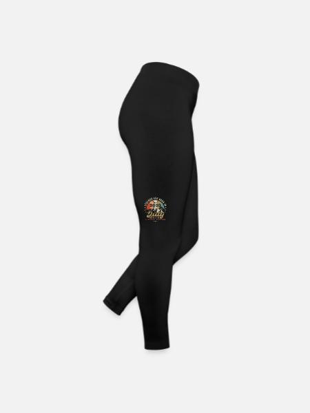 Jahrgang Geboren im Juli 2000 Jubiläum Juli 2000 - Frauen Jersey Leggings - Schwarz - Rechts