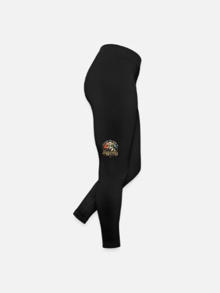 September 2022, born in September 2022 - Women’s Jersey Leggings - black - Right
