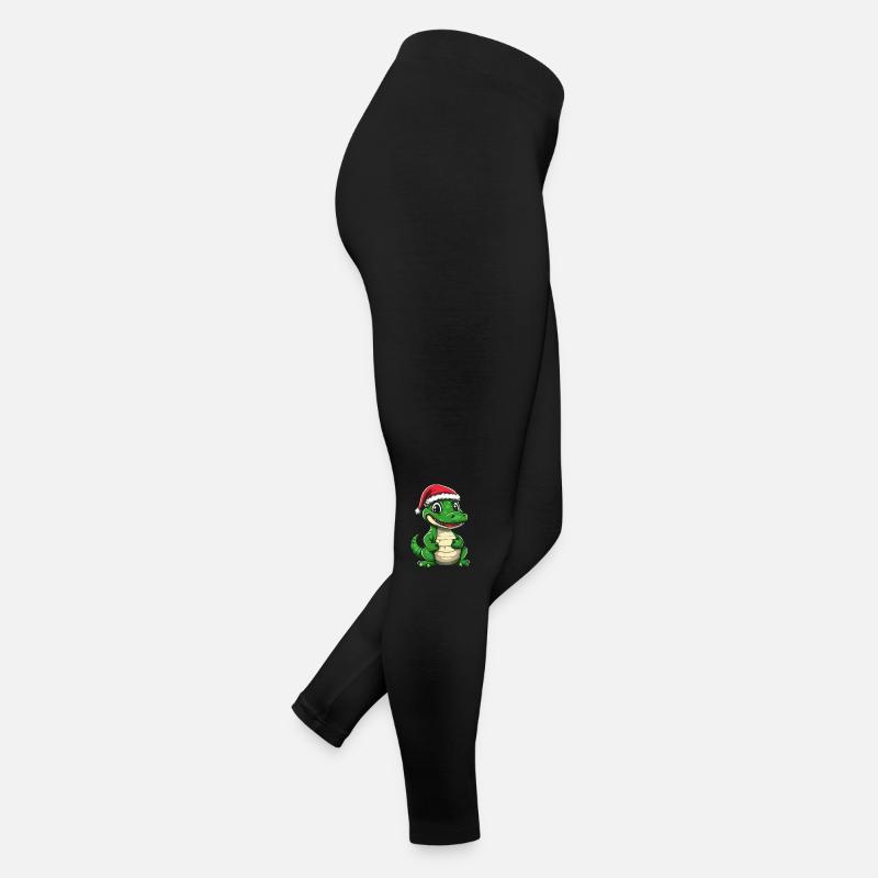 Alligator Weihnachten Frauen Jersey Leggings