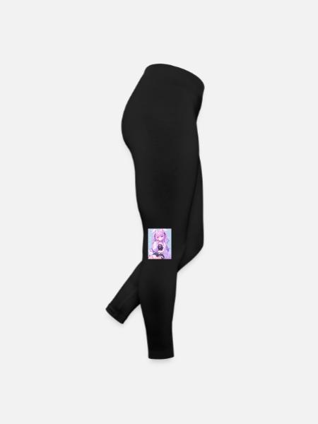 Hase Bunny Girl Anime Manga Geschenk - Frauen Jersey Leggings - Schwarz - Rechts