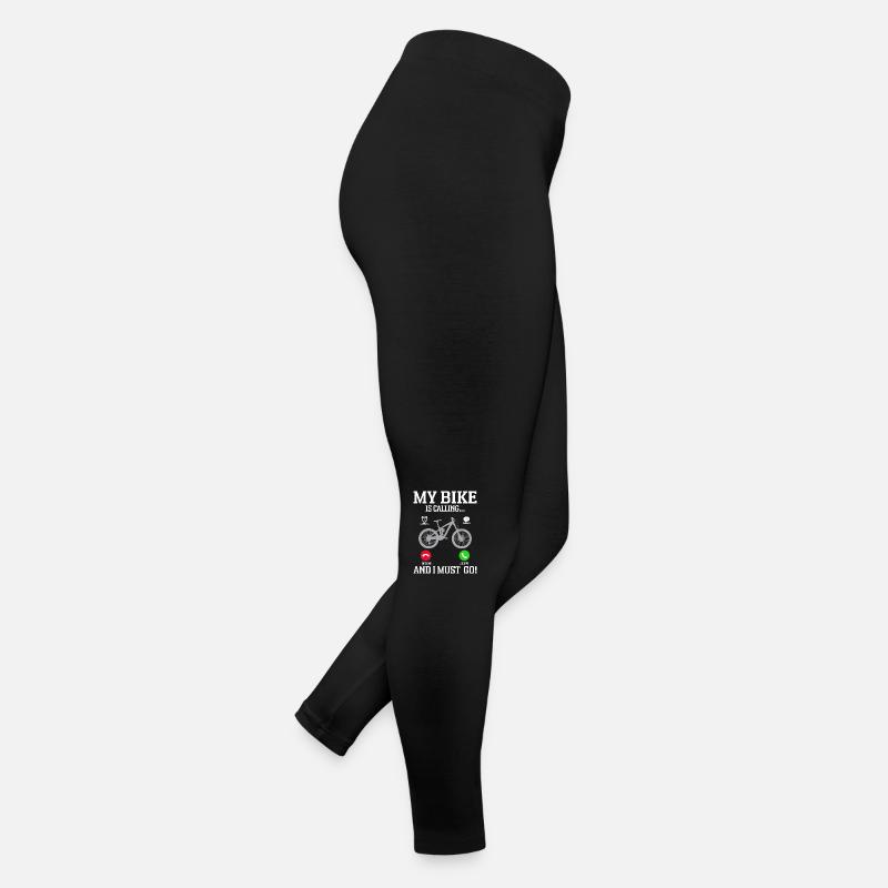 My Bike is calling and I must go Frauen Jersey Leggings