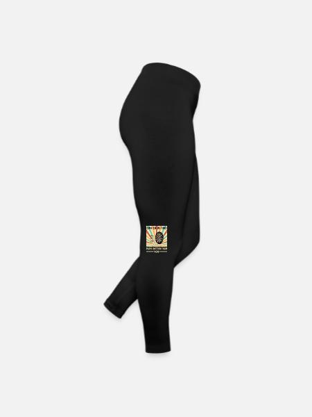 Einer Von Uns Beiden Spielt Besser Als Du Dart - Frauen Jersey Leggings - Schwarz - Rechts