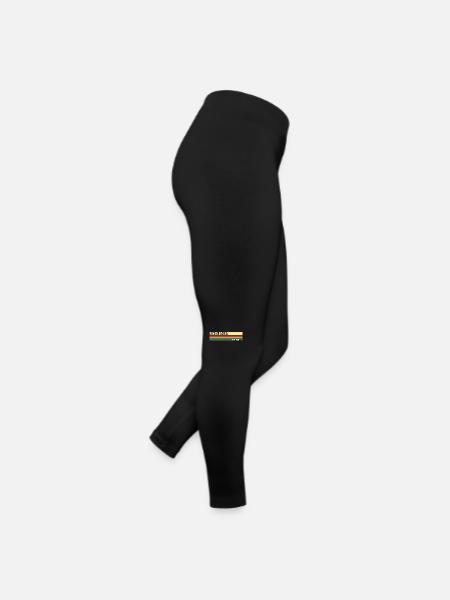 Retro Vintage Riedlingen - Frauen Jersey Leggings - Schwarz - Rechts