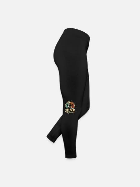 Cadeau D'anniversaire Juin 1963 Vintage Rétro - Legging en jersey Femme - noir - Droite