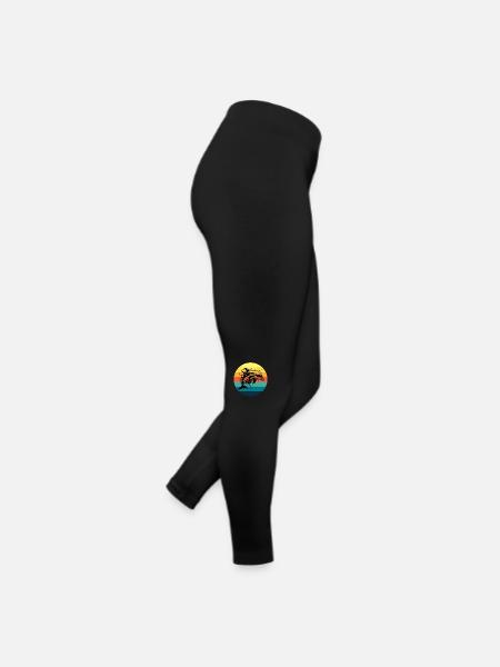 Dolphin - Women’s Jersey Leggings - black - Right