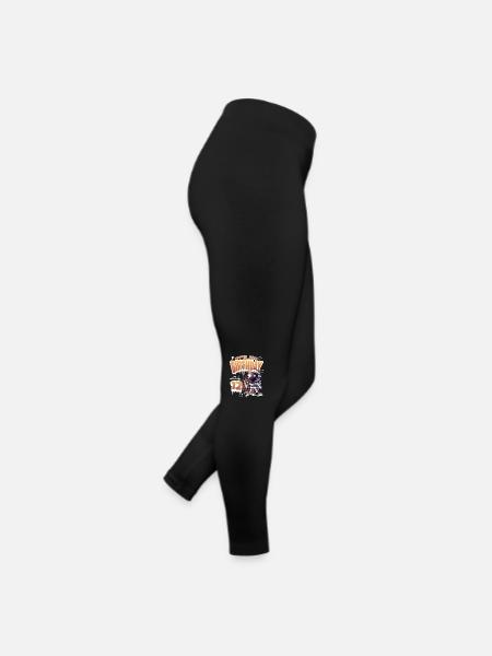Graffiti Astronaut 12th Birthday - Women’s Jersey Leggings - black - Right