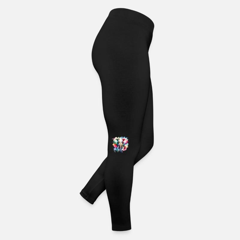 Elefant Frauen Jersey Leggings