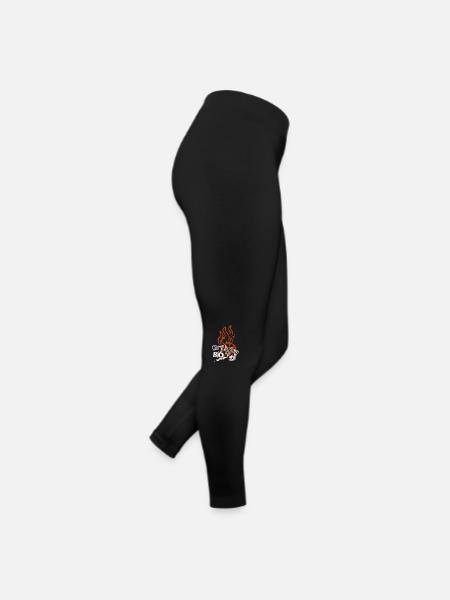 Basket-ball 13e anniversaire Basketteur - Legging en jersey Femme - noir - Droite