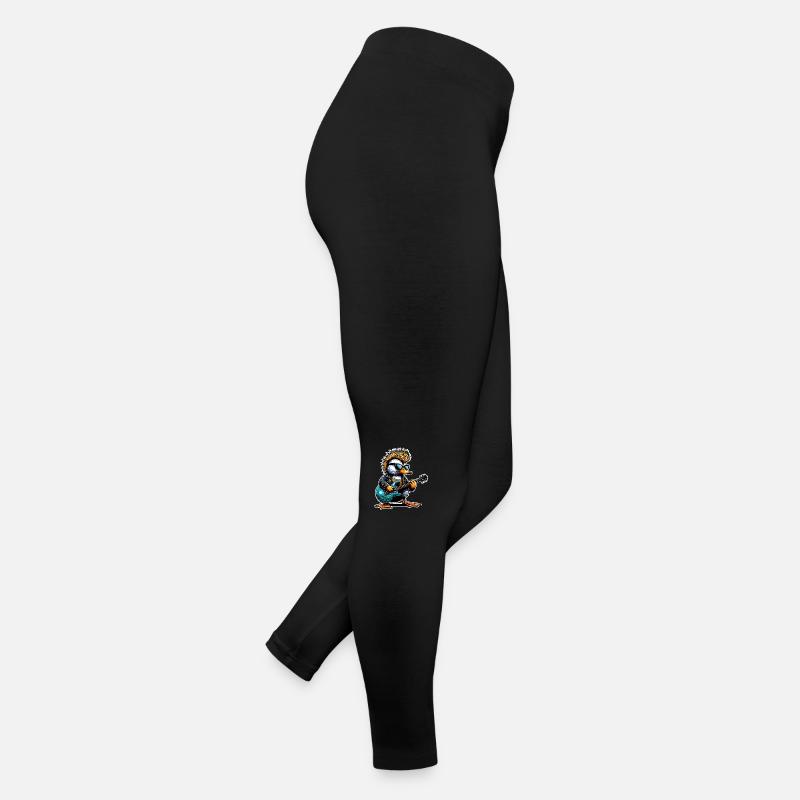 Duck Rock and Roll Guitarist Women’s Jersey Leggings