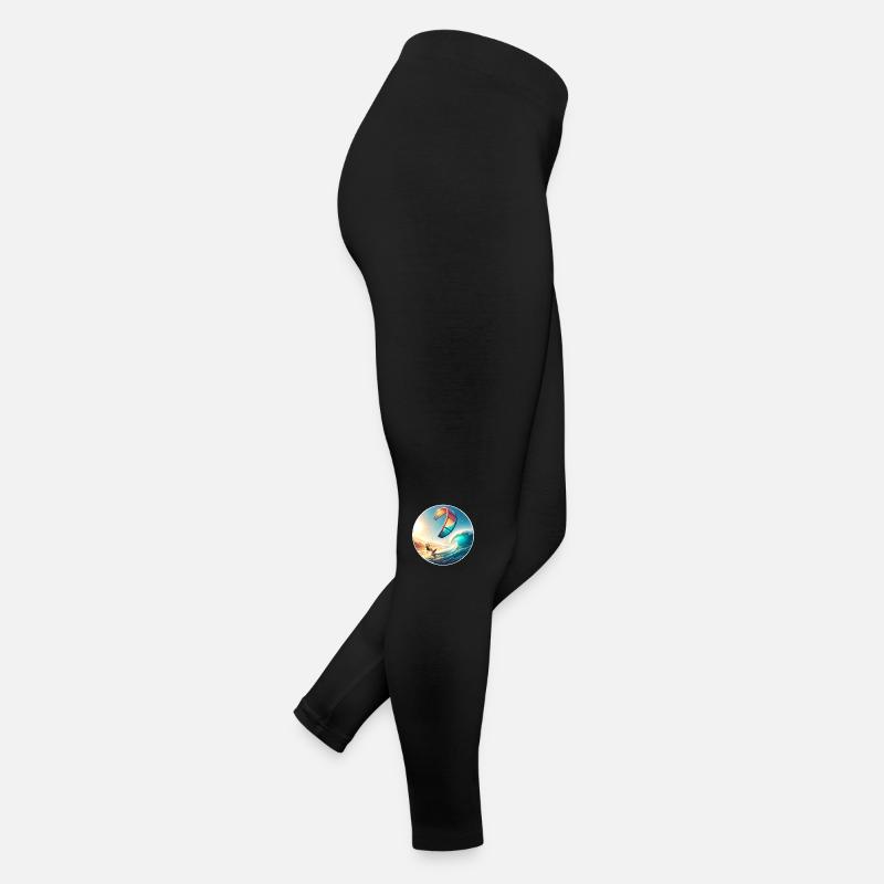 Kitesurf Kitesurfer Kiteboard Legging en jersey Femme