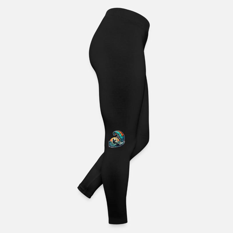 Kitesurfing Kitesurfer Kiteboard Women’s Jersey Leggings