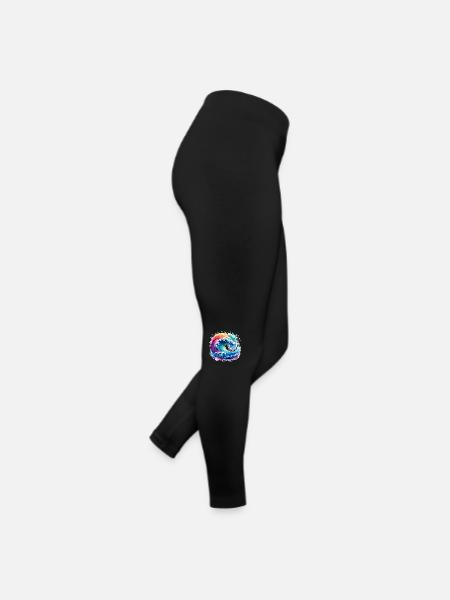 Wave - Women’s Jersey Leggings - black - Right