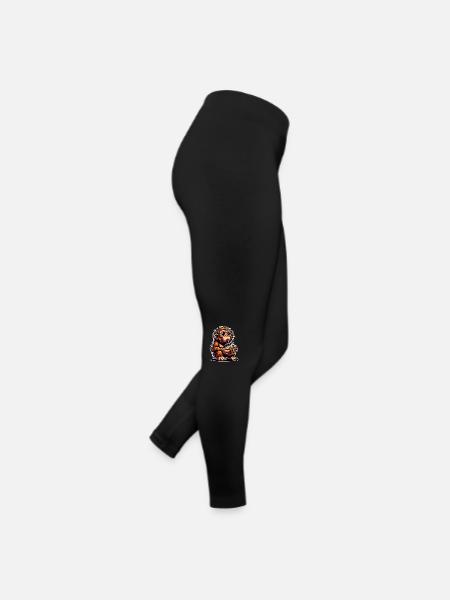 Thé à bulles de Néandertal - Legging en jersey Femme - noir - Droite