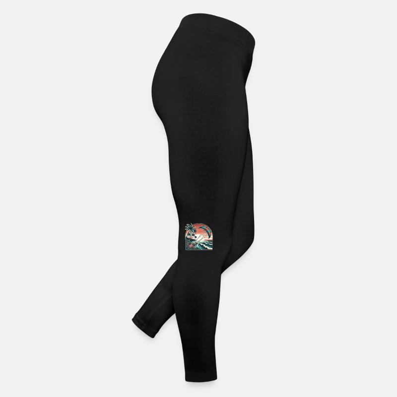 Kitesurf Kitesurfer Kiteboard Legging en jersey Femme