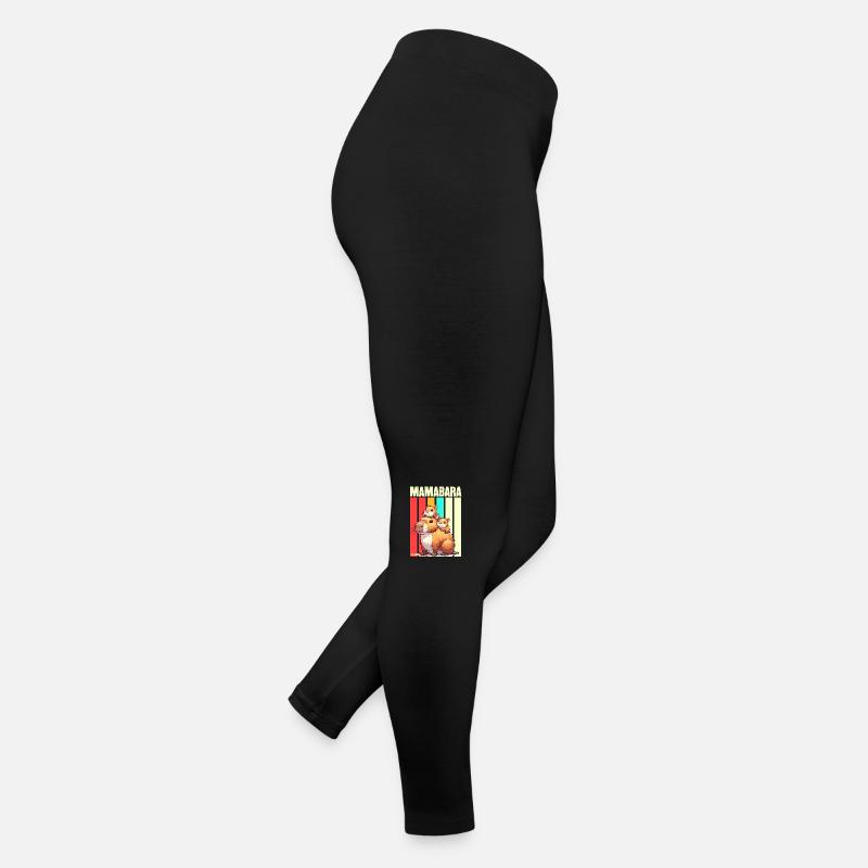 Mamabara Mutter Capybara Frauen Jersey Leggings