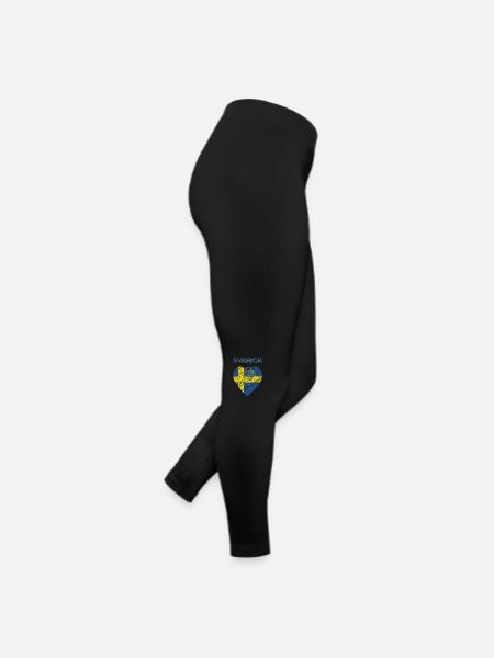 Sverige Sweden Swedish Dala Horse Dala Horse - Women’s Jersey Leggings - black - Right