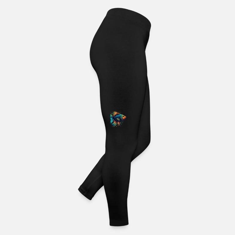 Poisson coloré Legging en jersey Femme