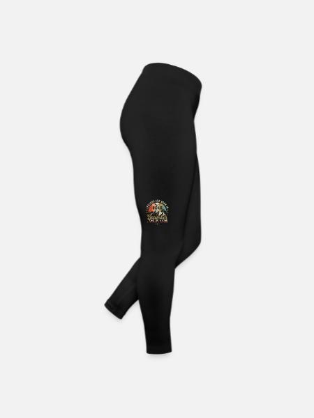 Die Legenden wurden im Dezember 2015 - Retro 2015 - Frauen Jersey Leggings - Schwarz - Rechts