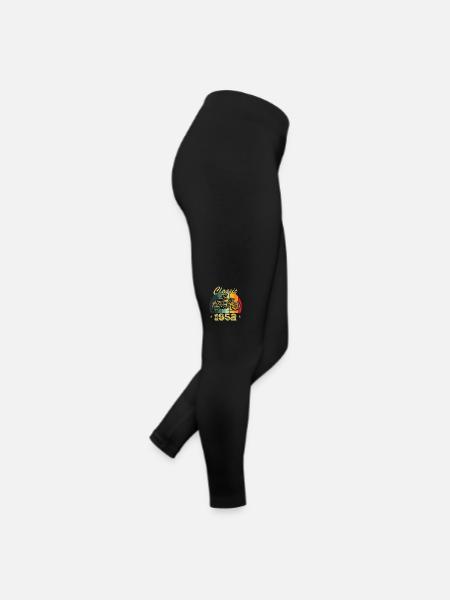 Klassisches Vintage-Geburtstagsgeschenk aus dem Jahr 1952 - Frauen Jersey Leggings - Schwarz - Rechts