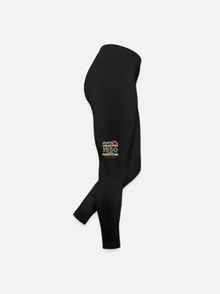 Born in June 1950, June 1950, Born June 1950 June 1950 - Women’s Jersey Leggings - black - Right